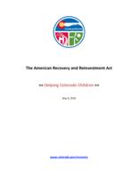 American recovery and reinvestment act helping Colorado children