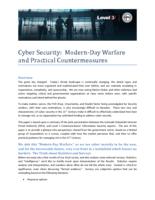 Cyber security : modern-day warfare and practical countermeasures