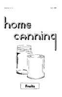 Home canning fruits