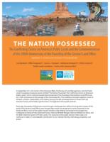 The nation possessed : the conflicting claims on America's public lands and the commemoration of the 200th anniversary of the founding of the General Land Office