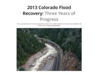 2013 Colorado flood recovery : three years of progress