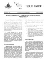 Student assessments : a comparison of state and federal requirements