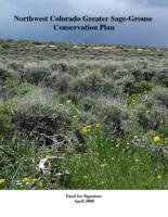 Northwest Colorado greater sage-grouse conservation plan