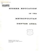 Higher education in the metropolitan Denver area