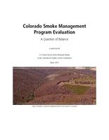 Colorado Smoke Management Program evaluation :  a question of balance