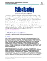 Coffee roasting : an overview of air quality regulations