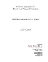 MMIS procurement analysis report