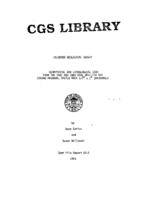 Geophysical and lithological logs from the 1982 and 1983 coal drilling and coring program, Castle Rock 1/2̊ x 1̊ quadrangle