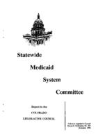 Recommendations for 1997 : report to the Colorado General Assembly