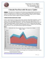 Colorado non-renewable resources update