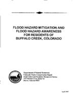 Flood hazard mitigation and flood hazard awareness for residents of Buffalo Creek, Colorado