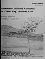 Geothermal resource assessment of Cañon City, Colorado area