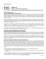 Master Settlement Agreement