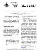 Citizen's guide to judicial complaints