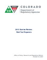 2015 sunrise review, paid tax preparers