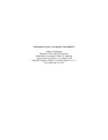 Western State Colorado University Athletics Department statement of revenues and expenses : independent accountants' report on applying agreed-upon procedures in accordance with National Collegiate Athletic Association bylaw 6.2.3.1.1 year ended June 30, 