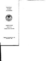 Pocket version, Colorado tax handbook : Legislative Council report to the Colorado General Assembly