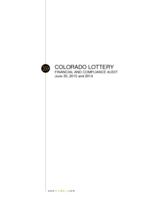 Colorado Lottery, financial and compliance audit, June 30, 2015 and 2014