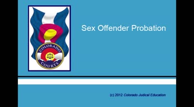 Sex offender probation