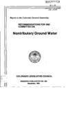 Colorado Legislative Council recommendations for 1985 : Legislative Council report to the Colorado General Assembly
