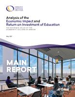 Analysis of the economic impact and return on investment of education. The economic value of Community College of Denver
