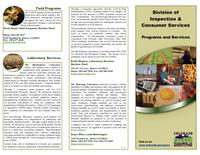 Division of Inspection & Consumer Services programs and services