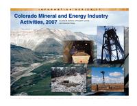 Colorado mineral and energy industry activities, 2007