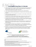 Prescription drug abuse in Colorado, facts