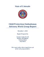 Child Protection Ombudsman Advisory Work Group report