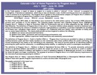 Colorado's out of home population by program area 5, July 1, 2007-June 30, 2008 (SFY 2008)