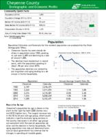 Cheyenne County demographic and economic profile