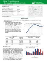 Clear Creek County demographic and economic profile