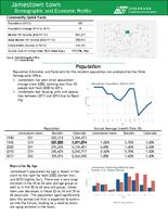 Jamestown town demographic and economic profile