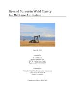 Ground survey in Weld County for methane anomalies