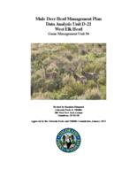 Mule deer herd management plan data analysis unit D-21 west elk herd game management unit 54