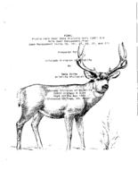 Final Middle Park deer data analysis unit (DAU) D-9, mule deer management plan, game management units 18, 191, 27, 28, 37, and 371