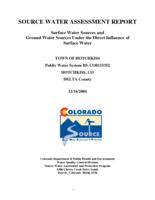 Source water assessment report: ground water sources. Delta County: Hotchkiss, Town of