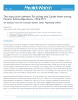 The association between toxicology and suicide notes among firearm suicide decedents, 2004-2015 : an analysis from the Colorado Violent Death Reporting system