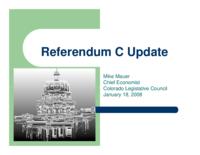 Referendum C update