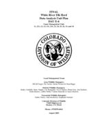 Final White River elk herd data analysis unit plan DAU E-6, game management units 11, 211, 12, 13, 131, 231, 23, 24, 25, 26, 33, and 34