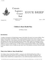 Children's Basic Health Plan