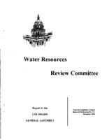 Recommendations for 2003, Water Resources Review Committee : report to the Colorado General Assembly