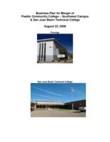 Business plan for merger of Pueblo Community College, Southwest Campus & San Juan Basin Technical College