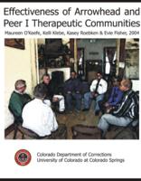 Effectiveness of Arrowhead and Peer I therapeutic communities