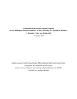 Evaluation of the Science Squad Program for the Biological Sciences Initiative at the University of Colorado at Boulder / I. Benefits, Costs, and Trade-Offs