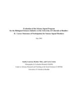 Evaluation of the Science Squad Program for the Biological Sciences Initiative at the University of Colorado at Boulder / II. Career Outcomes of Participation for Science Squad Members