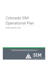 Colorado SIM operational plan