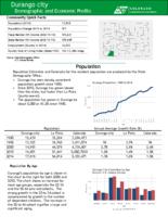 Durango city demographic and economic profile