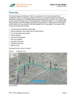 Categorical exclusion, WB I-70 peak period shoulder lane, Clear Creek County, Colorado / Appendix D-T, Right of Way Memo