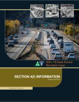 Categorical exclusion, WB I-70 peak period shoulder lane, Clear Creek County, Colorado / Appendix D-W, Section 4f Information